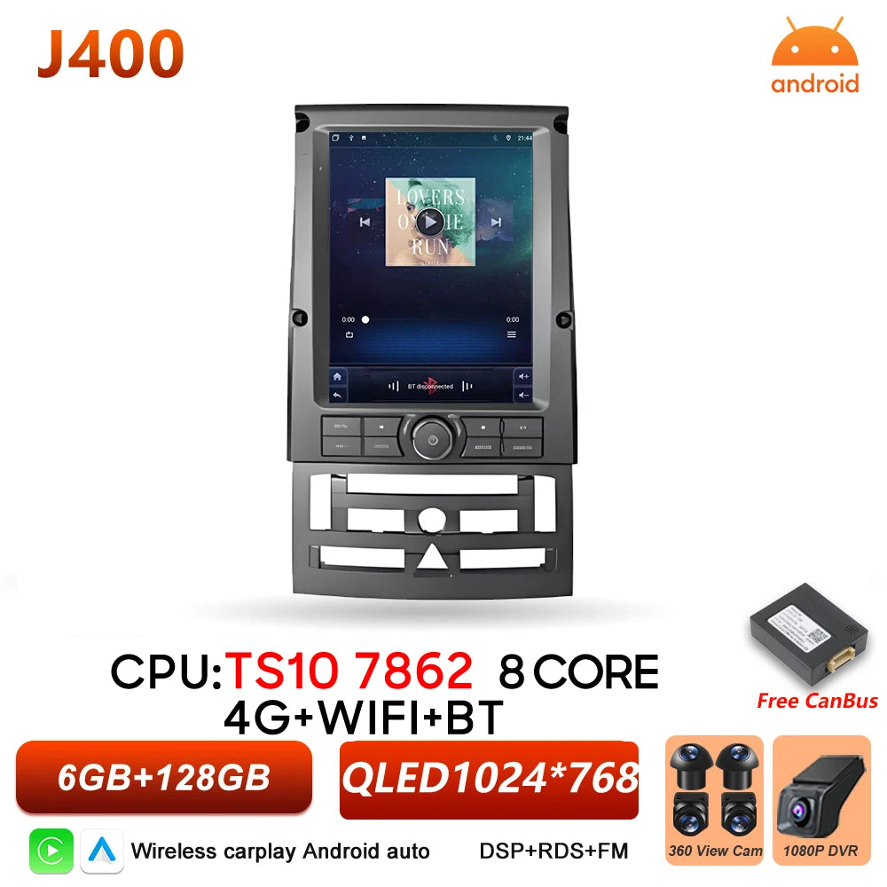 Peugeot 407 (2004-2011) Multimedia Radio with Wireless CarPlay & GPS - image 9