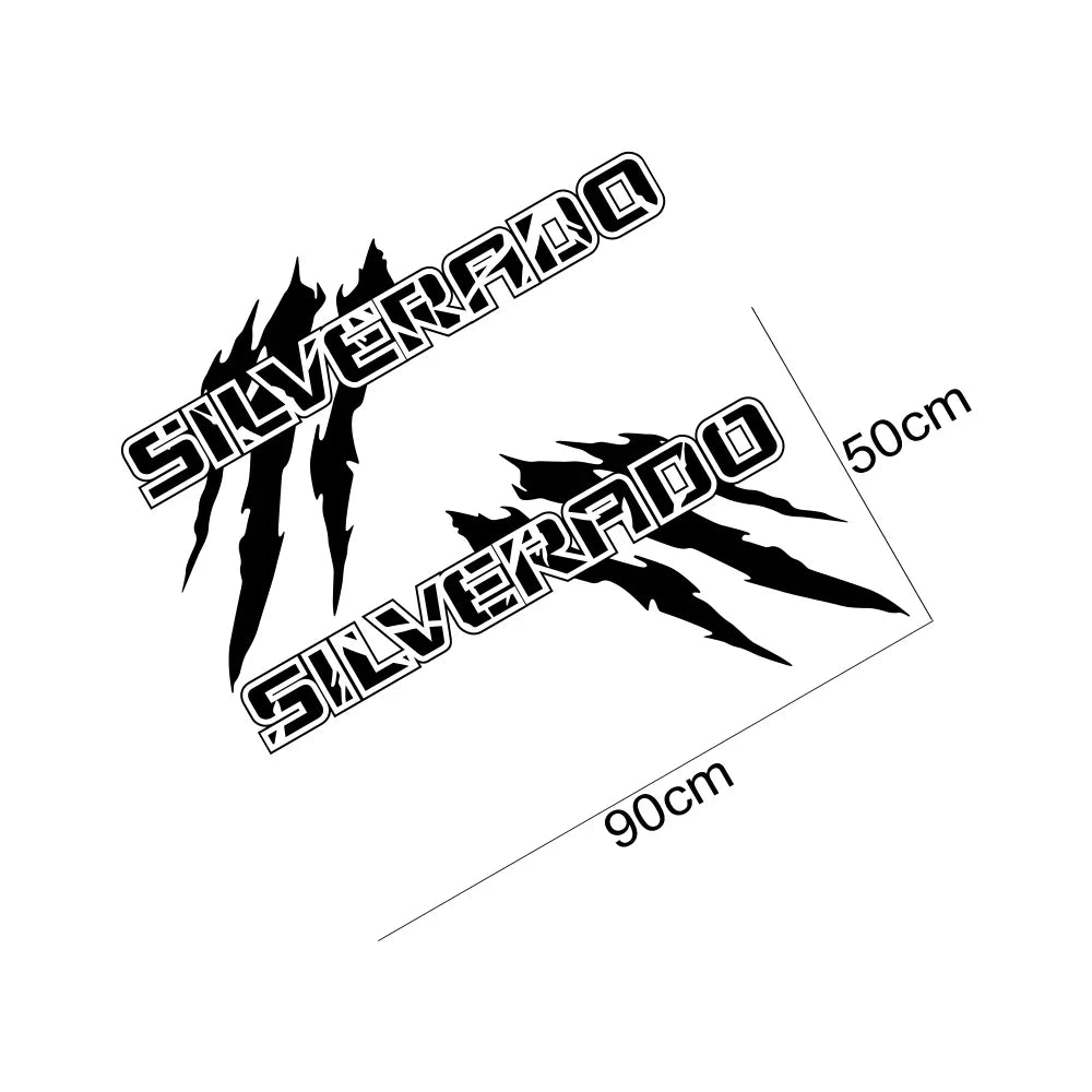 Chevy Silverado Claw Graphics Truck Bed Decals - Vinyl Sticker Set - image 5