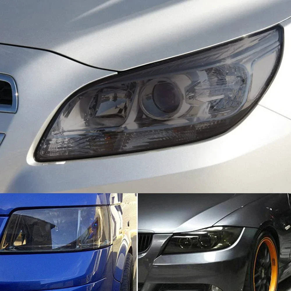Car Headlight & Taillight Tint Film Self-Adhesive PVC Wrap 30x200cm - image 5