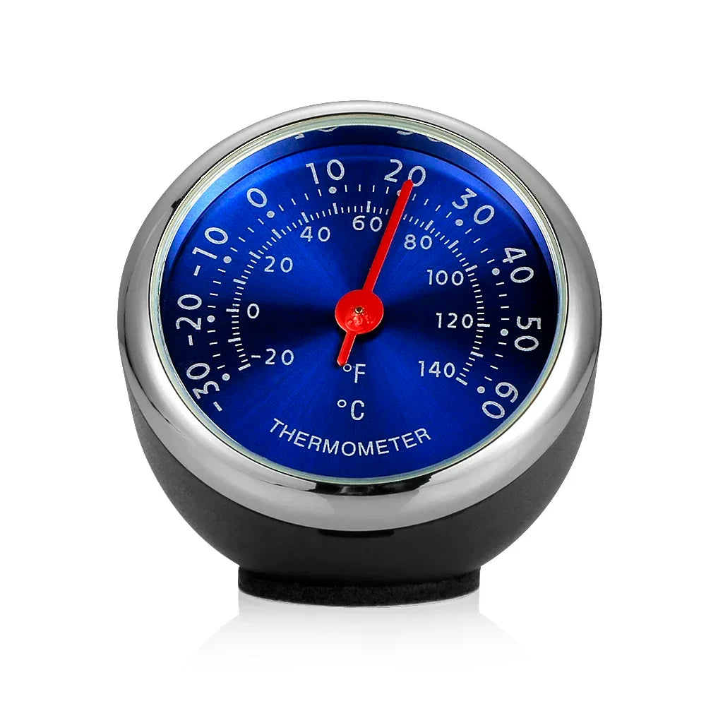 Mini Car Clock with Thermometer & Hygrometer – Dashboard Accessory - image 5