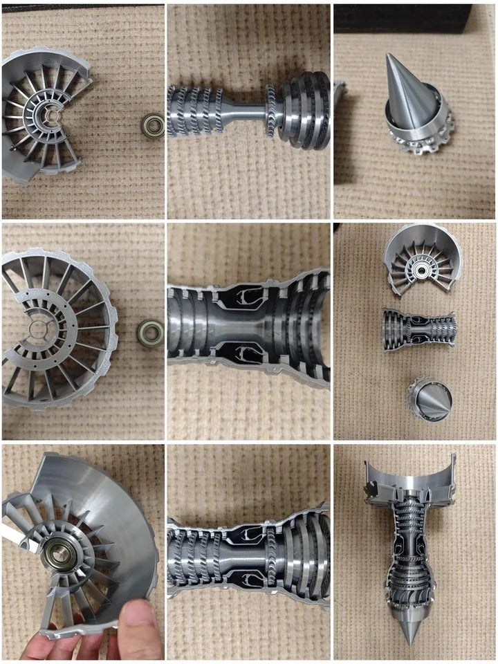 TR900 Turbofan Aircraft Engine Model Kit, Educational Build - view 8