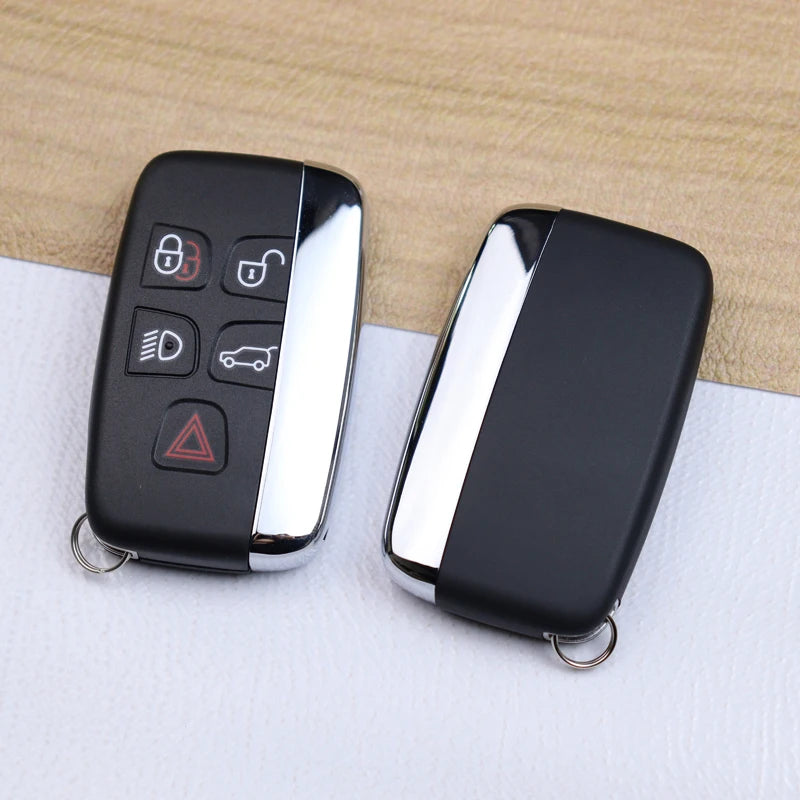Car Key Housing Key Case Shell for Jaguar XE XJ XF Guitar for Land Rover Range Rover Sport Evoque Freelander Velar Discovery 4