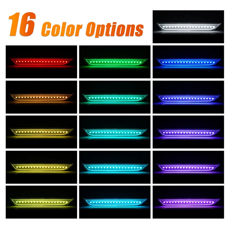 LED Side Marker Lights for 2016-2021 Chevy Camaro & Cadillac - image 12
