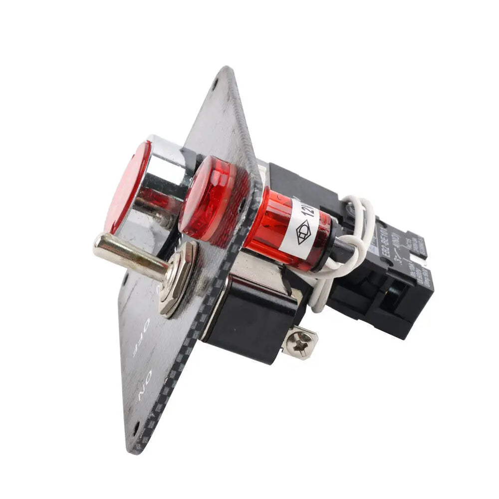 12V Racing Ignition Switch Panel with LED Start Button - image 3
