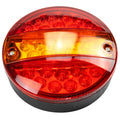 LED Trailer Rear Lights 12V/24V Round Waterproof Tail Lamp Brake Turn Signal Reflector
