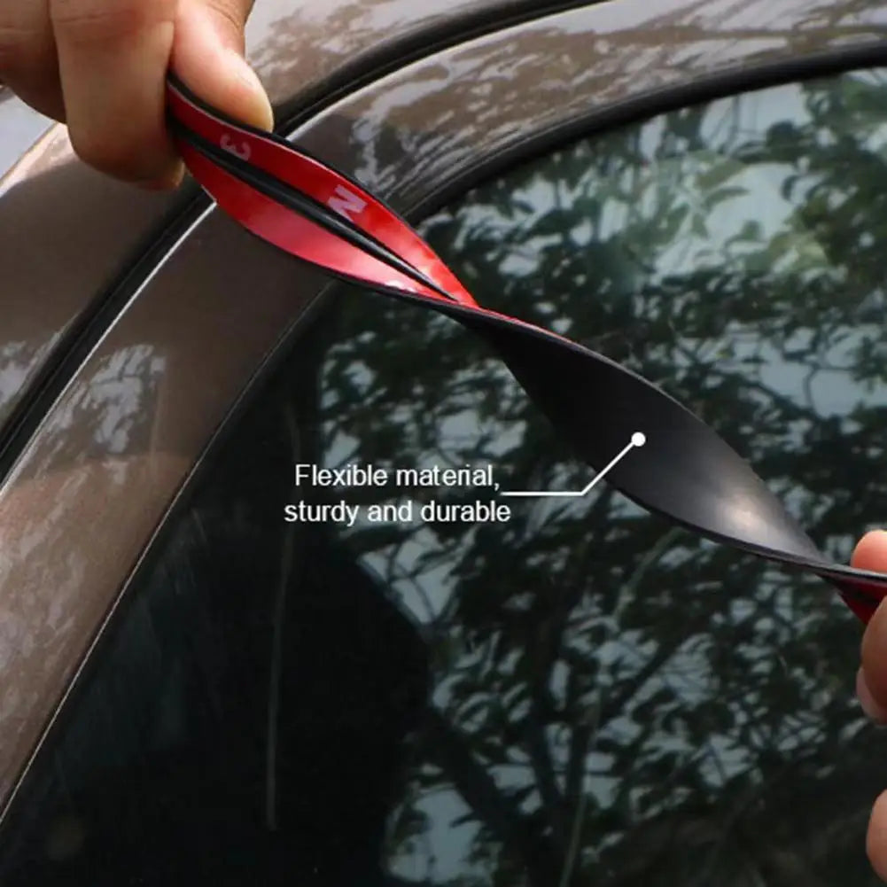 T-Shape Rubber Seal Strip for Car Windshield and Doors, 2 m