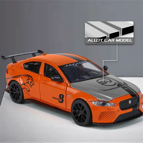 1/24 Jaguar XE SV Project 8 Diecast Sports Car Model with Sound & Light