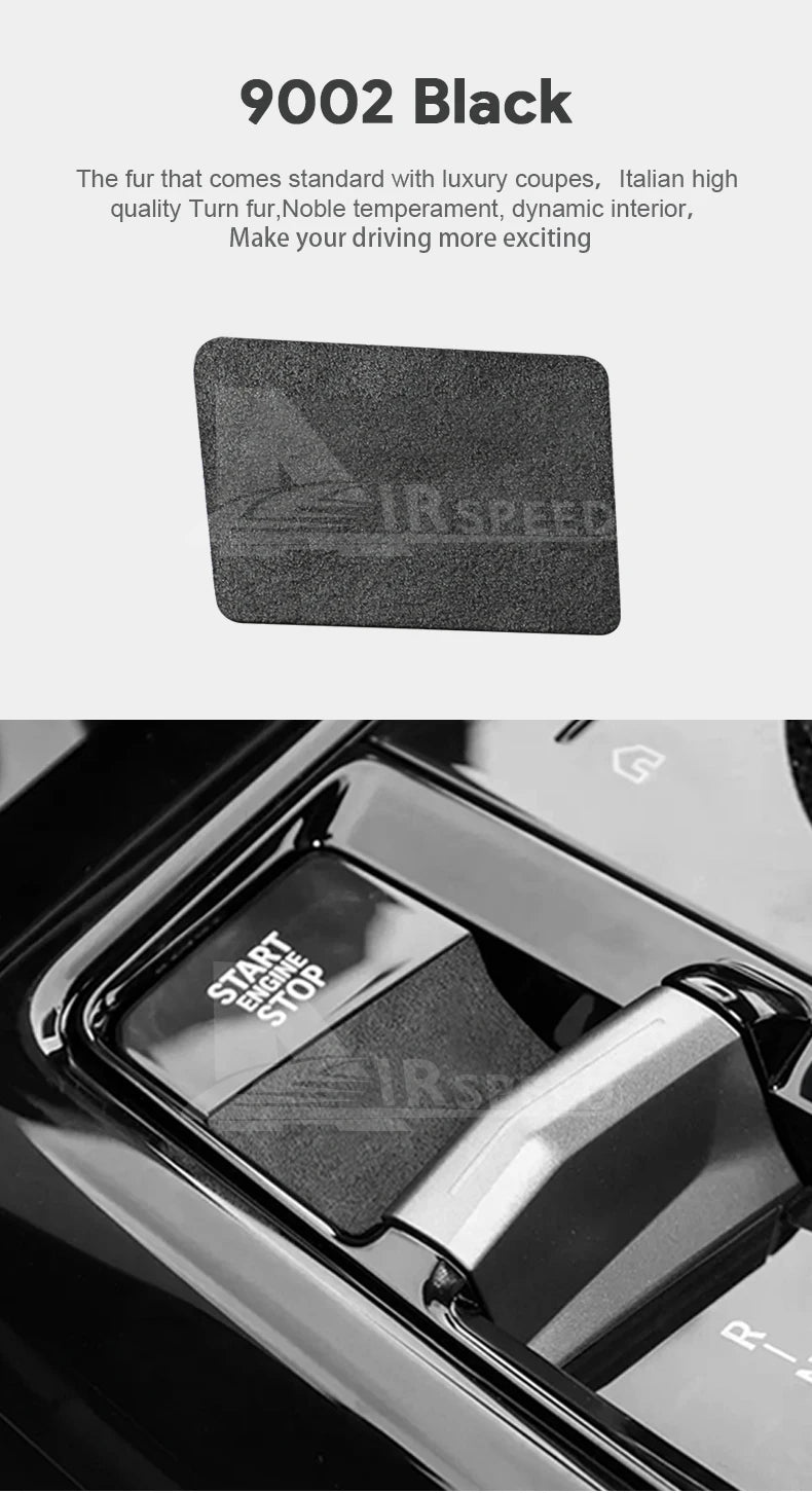 Suede Gear Shift Panel Sticker for BMW X3 G45, 5 Series G60, 7 Series G70