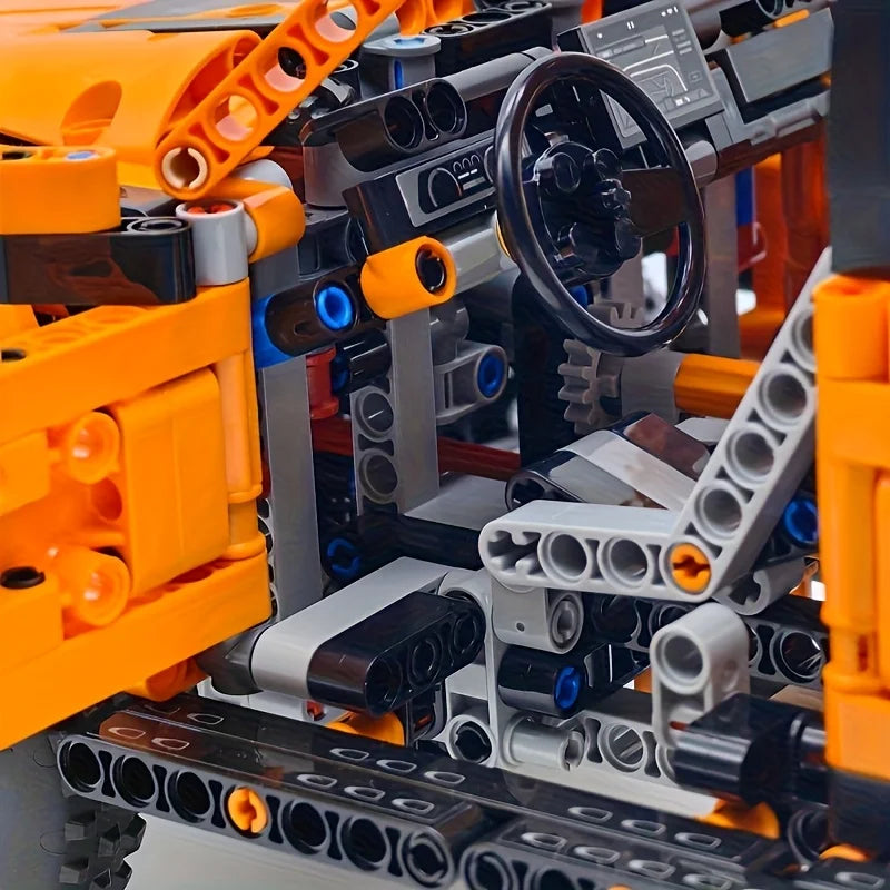 1:14 Sports Car Building Block Set, 1000+ Pieces, Ages 14 and Up - view 4