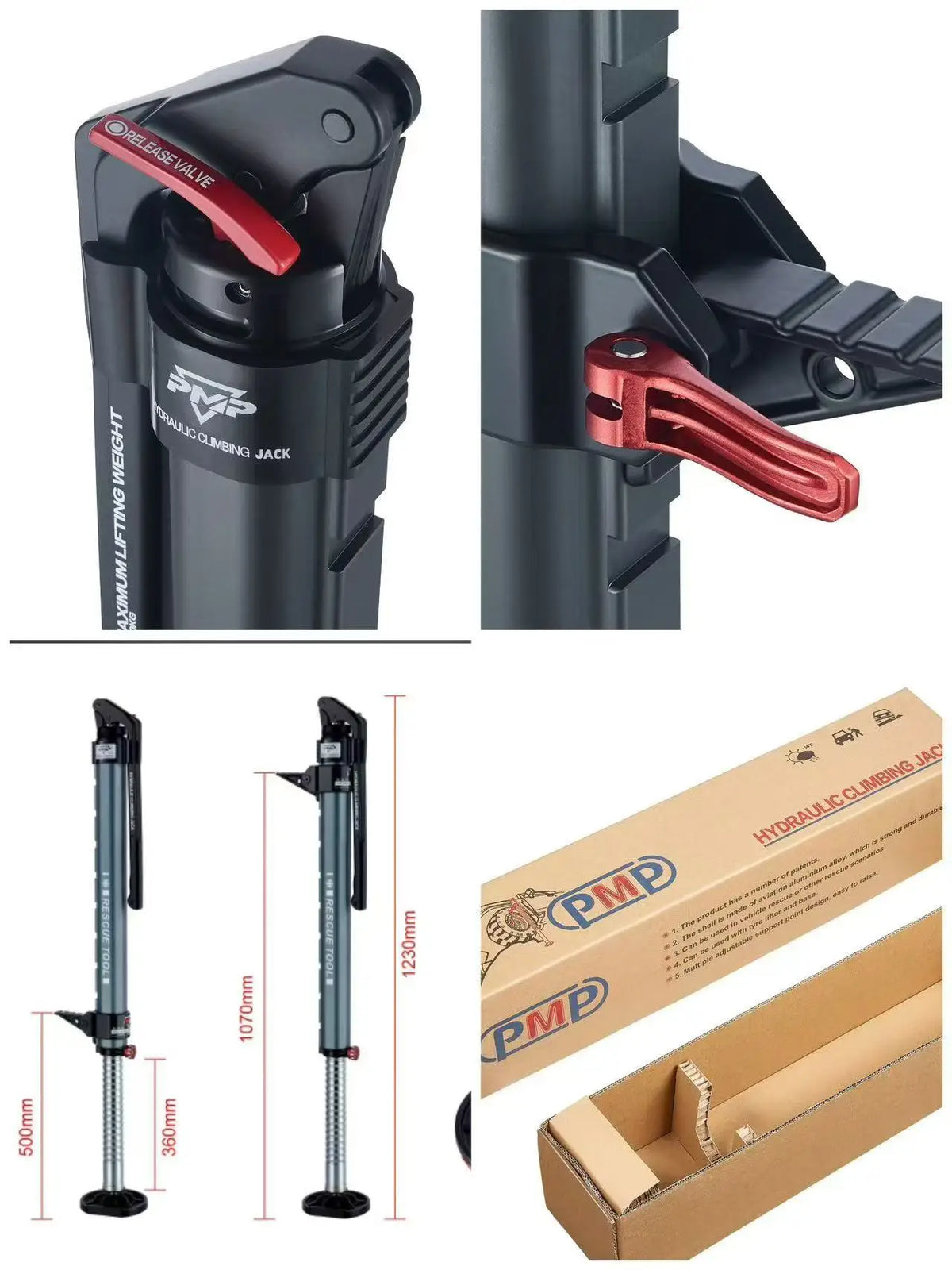 Multi-Function Aluminum Hydraulic Recovery Car Jack 4x4 Off-Road SUV Pickup Rescue Tool