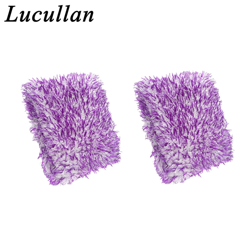 Microfiber Car Wash Pad with Side Opening, 7 x 8 Inch