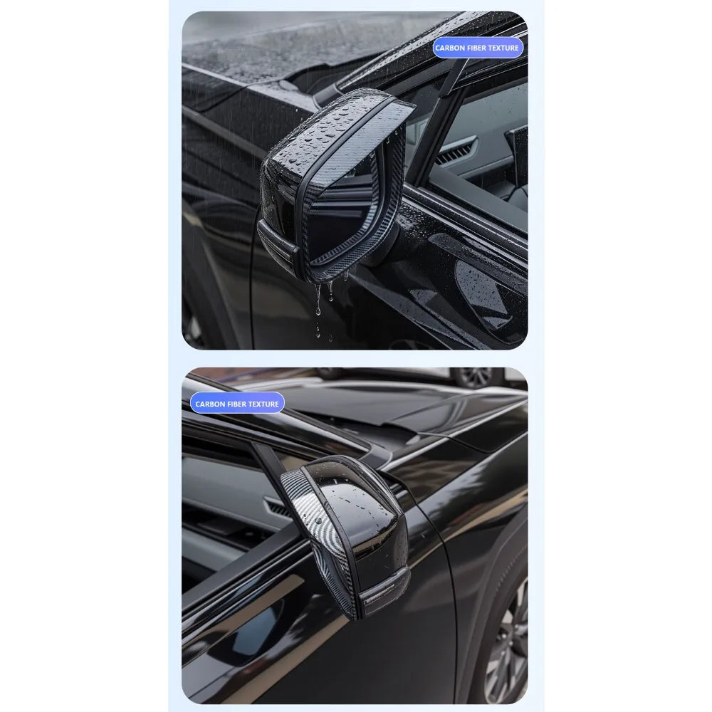 Side Mirror Rain Guard Visor for Toyota RAV4 2026-2028, Black - view 10