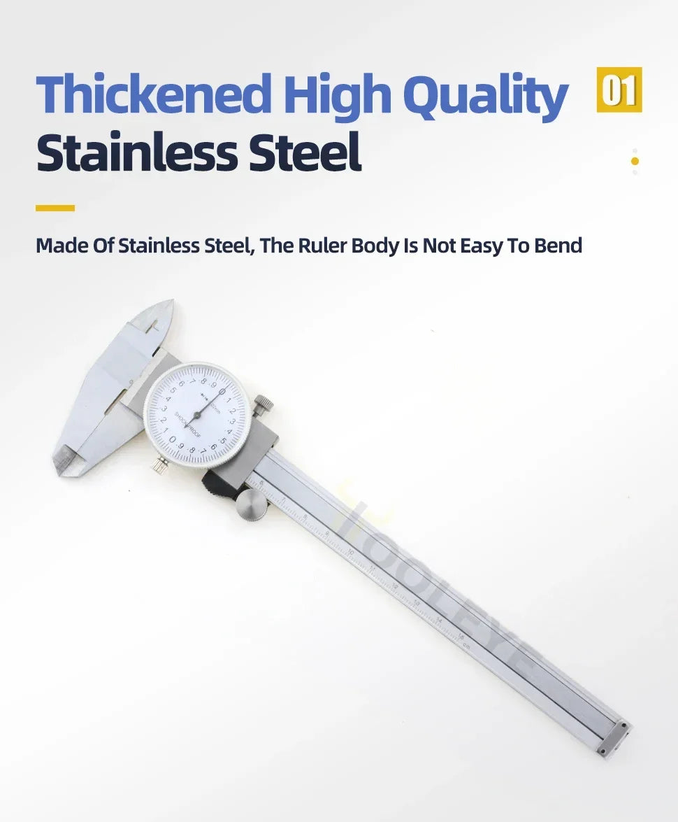 Stainless Steel Vernier Dial Caliper 0-150mm Measuring Tool - image 10