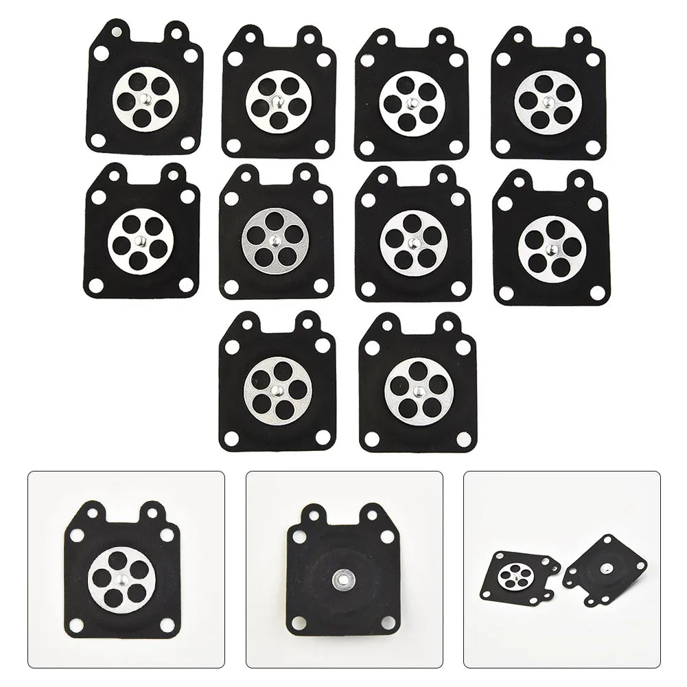 10PCS Carburetor Diaphragm Repair Kit for Walbro Chainsaw - image 3