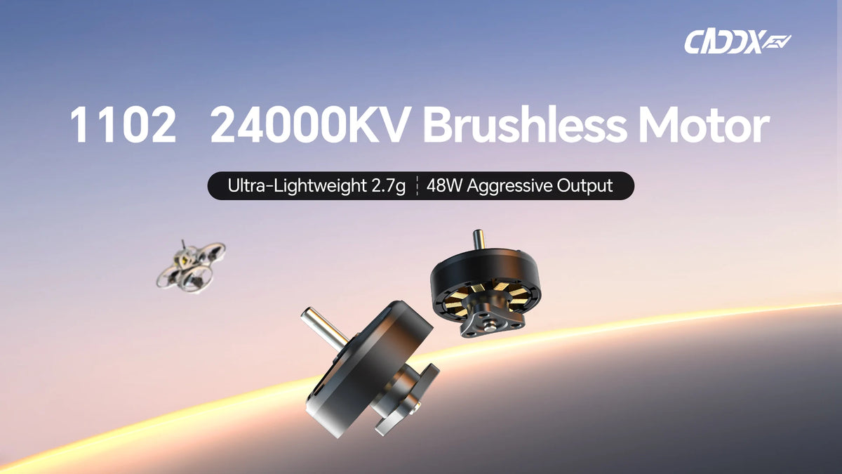 1102 24000KV Brushless Motor for 1S Tiny Whoop FPV Micro Drones