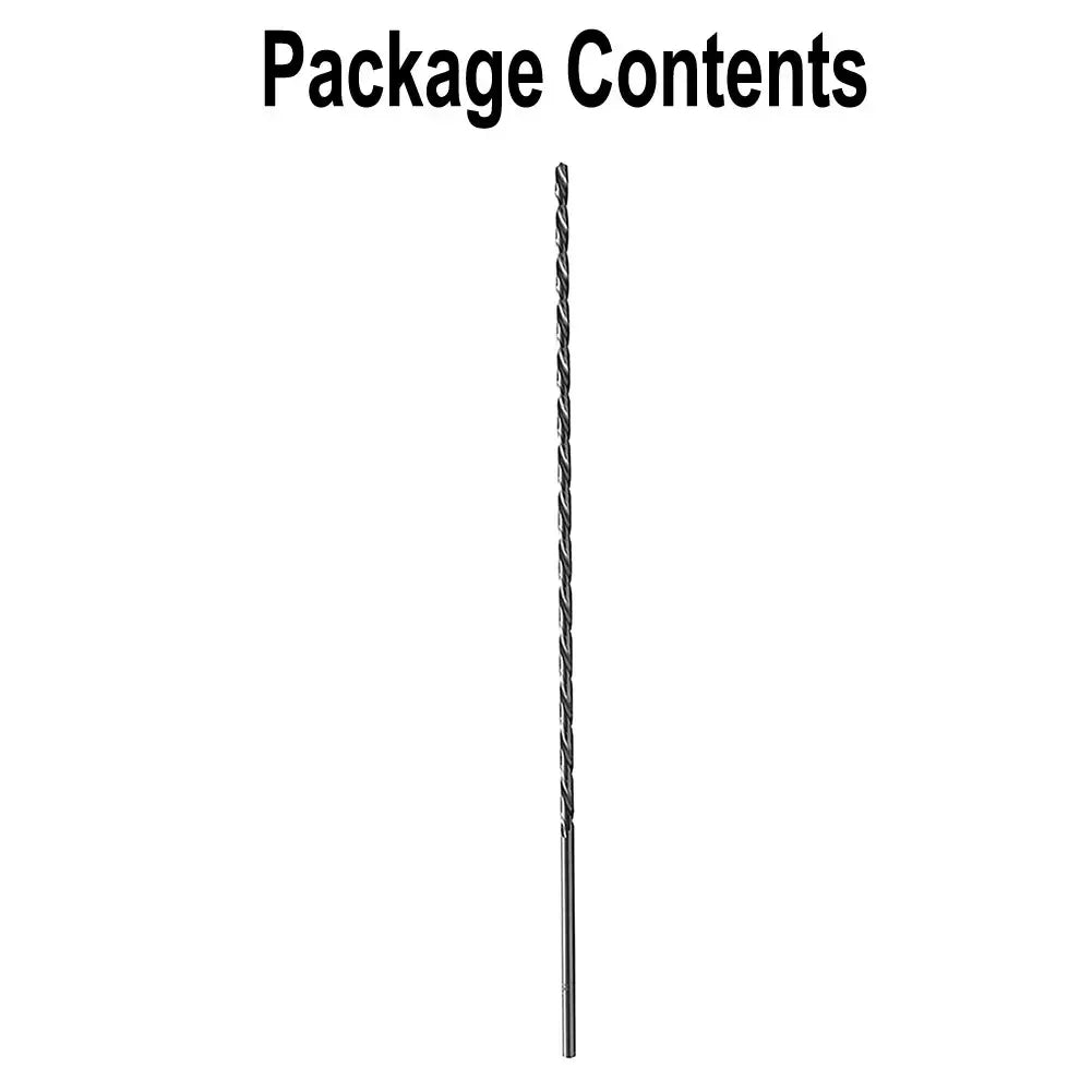 Extra Long HSS Straight Shank Drill Bit Set 2mm to 6mm for Wood Aluminum Plastic