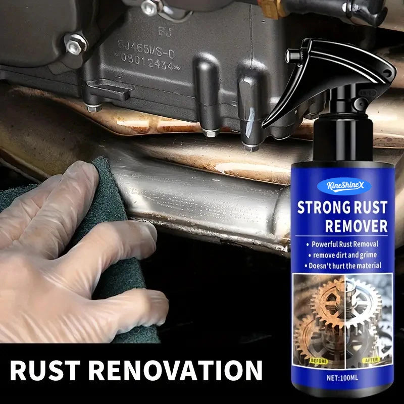 Car Rust Remover Spray 100ml - Metal & Exhaust Cleaner - image 2