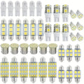Boxed 42pcs LED Car Interior Light Kit LED Map Dome W5W 12V 2825 192 194 158 168 501 921 175 PC175 906 904 161 NoBatteryRequired