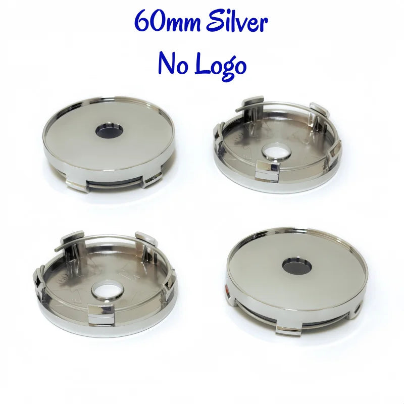 Universal Hub Caps 4-Piece Set - ABS PVC Blank Wheel Covers 48-68mm - image 10