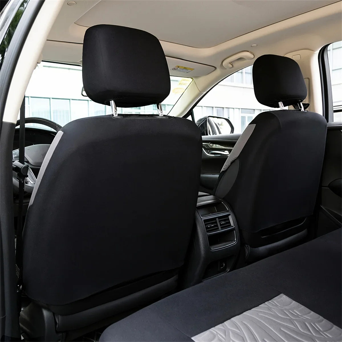 Butterfly Embroidery Car Seat Cover Set, Universal Fit