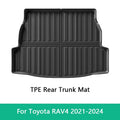 Trunk Cargo Mat and Seat Back Cover for Toyota RAV4 2021-2026