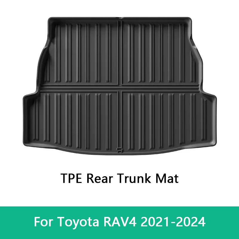 Trunk Cargo Mat and Seat Back Cover for Toyota RAV4 2021-2026