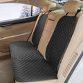 PU Leather Front or Rear Car Seat Cover with Contrast Line Trim
