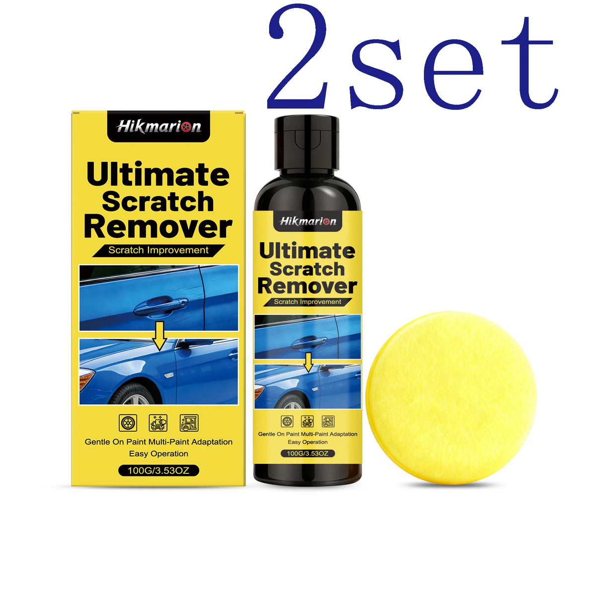 Car Scratch Repair Kit for Polishing & Restoring Dull Paint