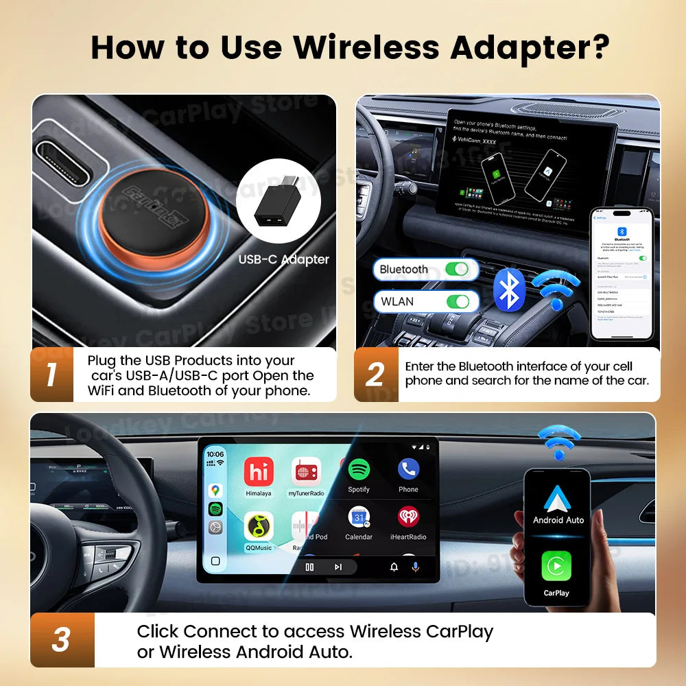 Carlinkit Mini Ultra Wireless CarPlay & Android Auto Adapter - image 4