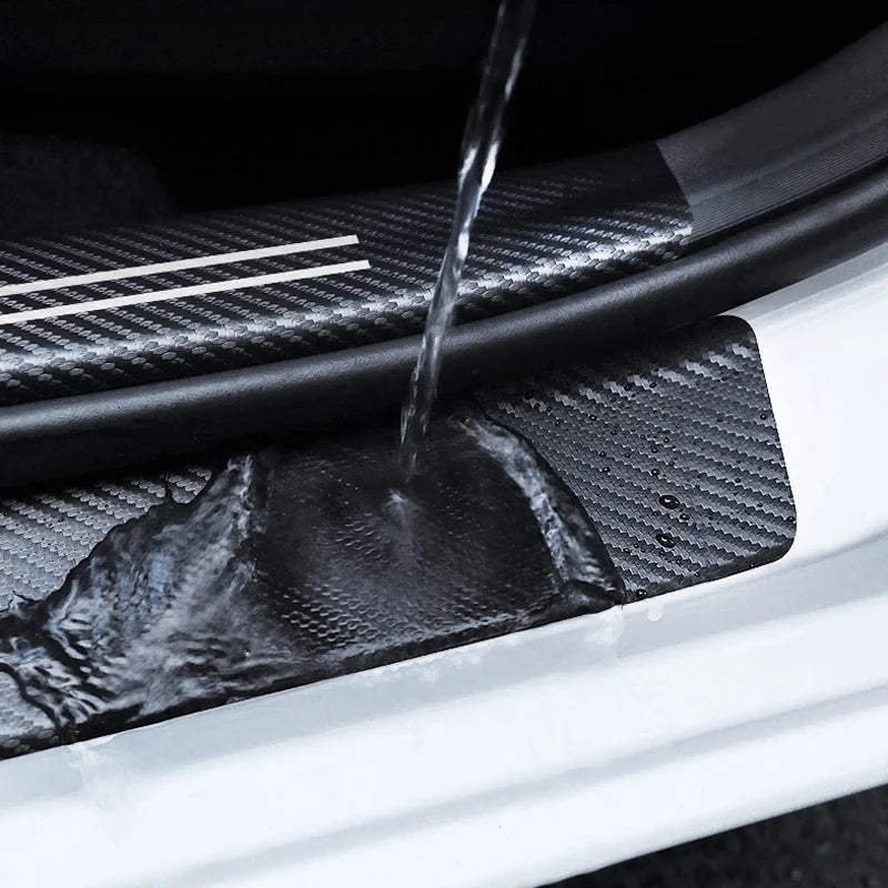 Carbon Fiber Door Sill Scuff Plates for Toyota (5 Pcs) - image 4