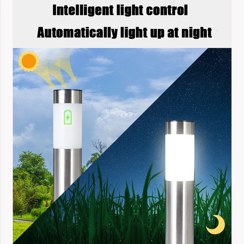 Solar Pathway Lights – Ground Plug LED Bollard