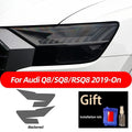 Self-Healing Smoked Black TPU Headlight Protection Film for Audi - image 28