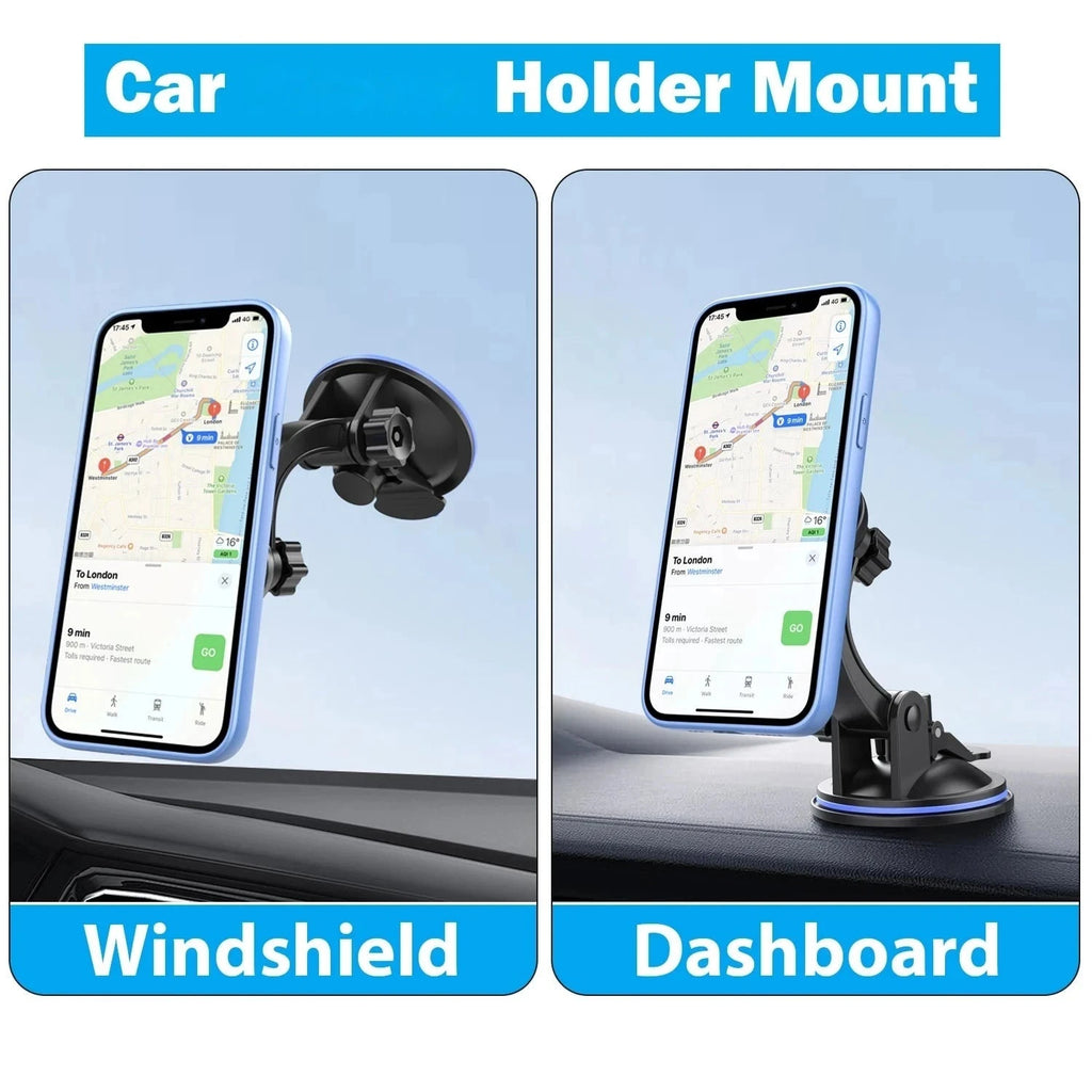 360° Rotatable Car Phone Mount – Dashboard & Windshield