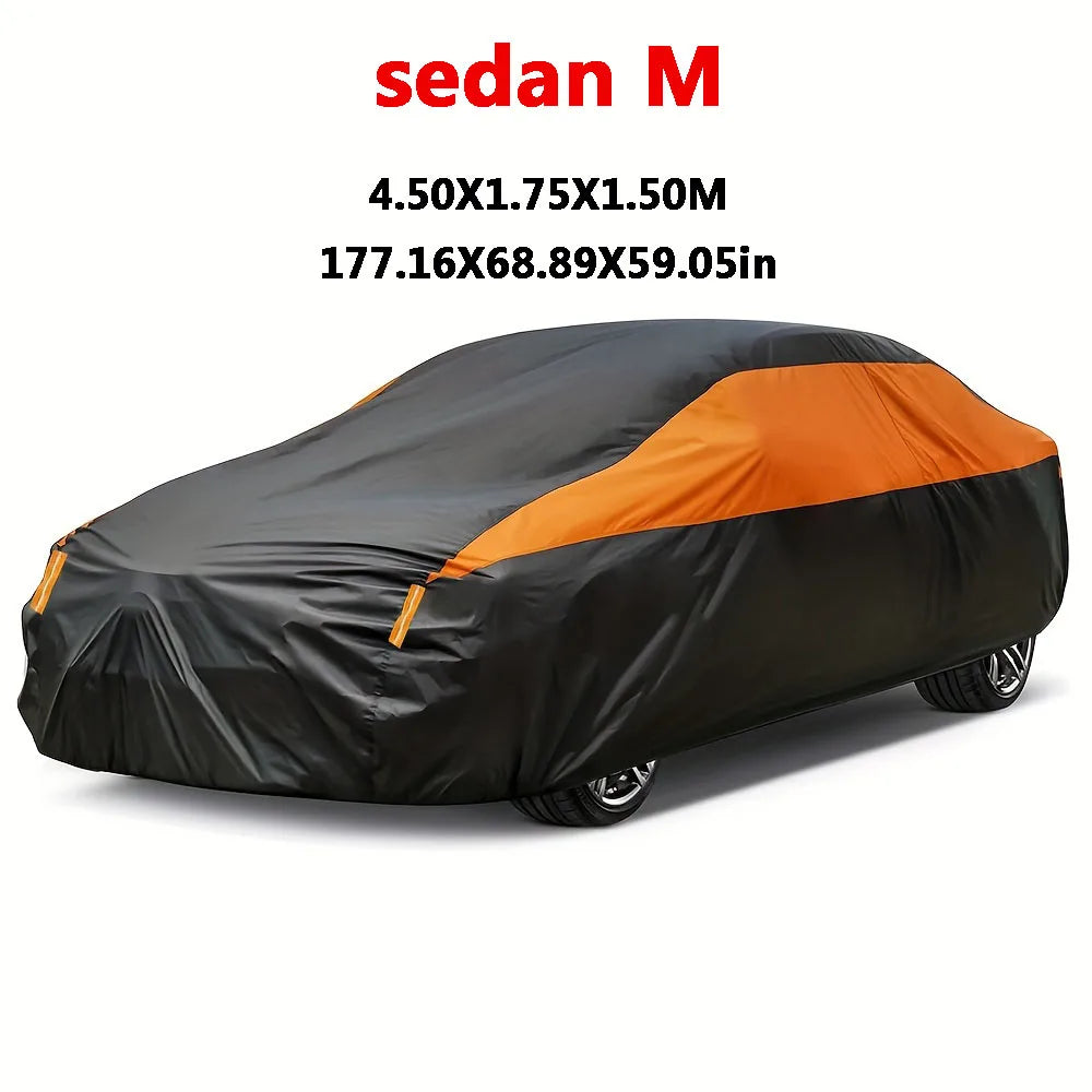 Full Outdoor Car Cover for Sedans and SUVs, 8 Sizes