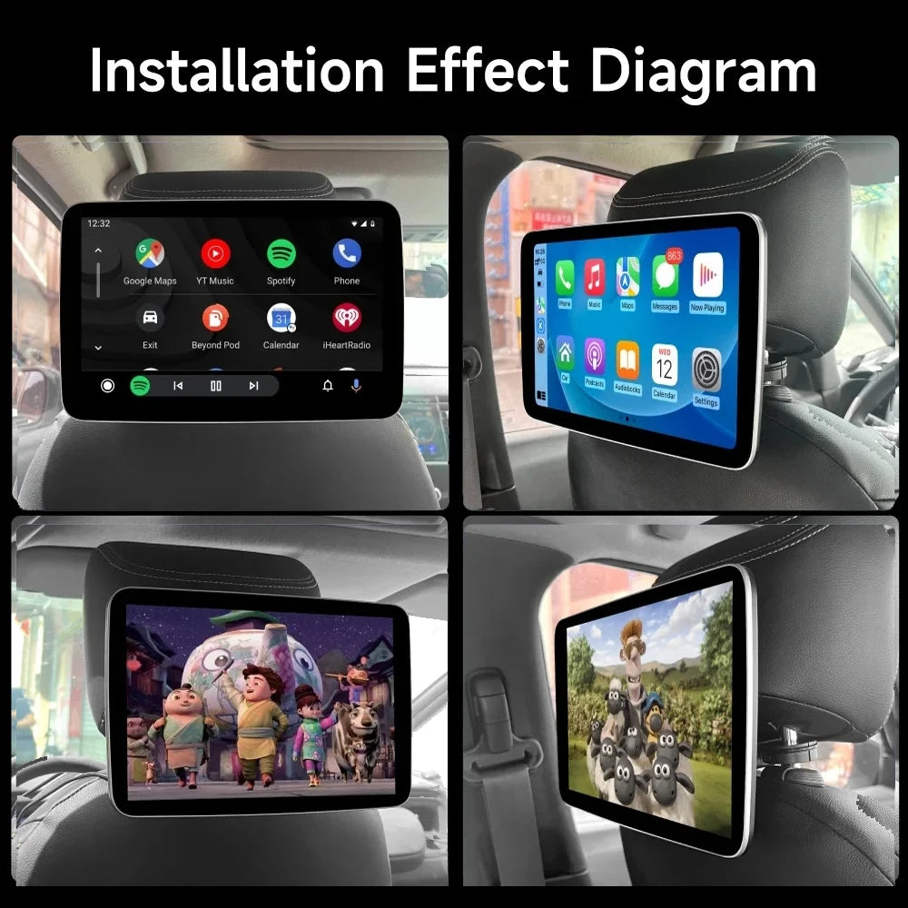 10.1" Tesla Style Android Car Stereo Wireless CarPlay Android Auto - image 6
