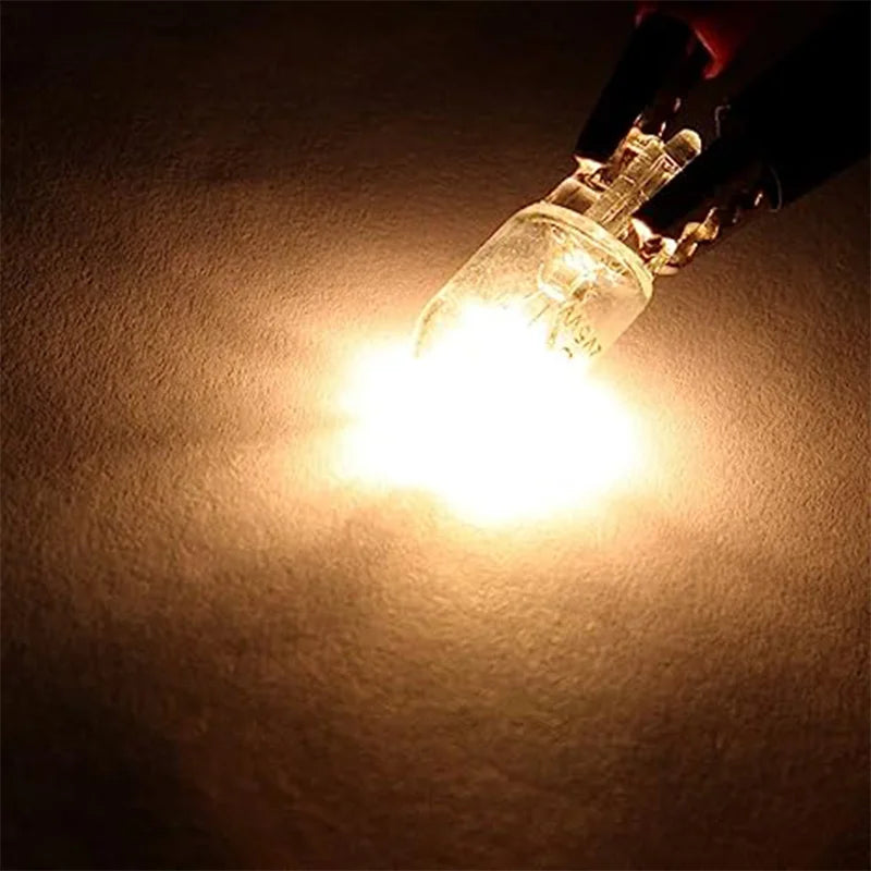 T10 W5W 194 501 Glass Wedge Car Bulbs 12V 5W, 10 Pack