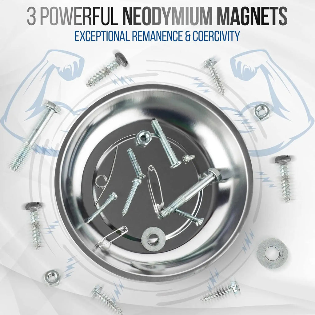 Magnetic Screw Tray Bowl – Portable Bolt Holder