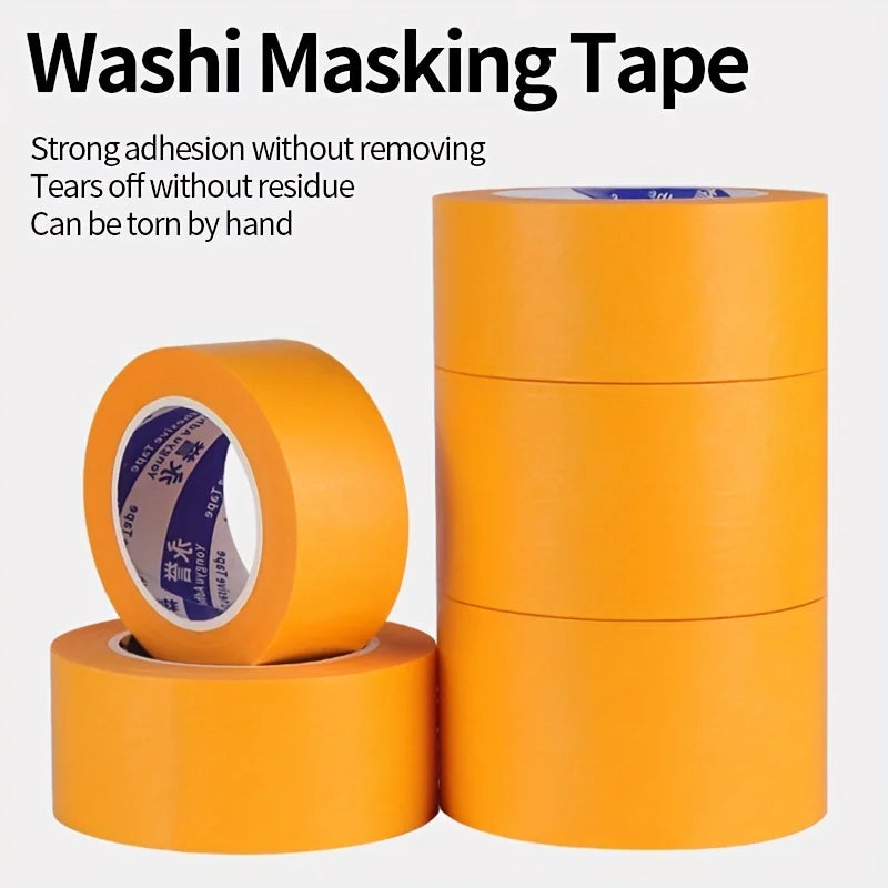 Masking tape, multi-purpose paint tape, non permeable, painting, painter, DIY craft art, decorative labels without residue,