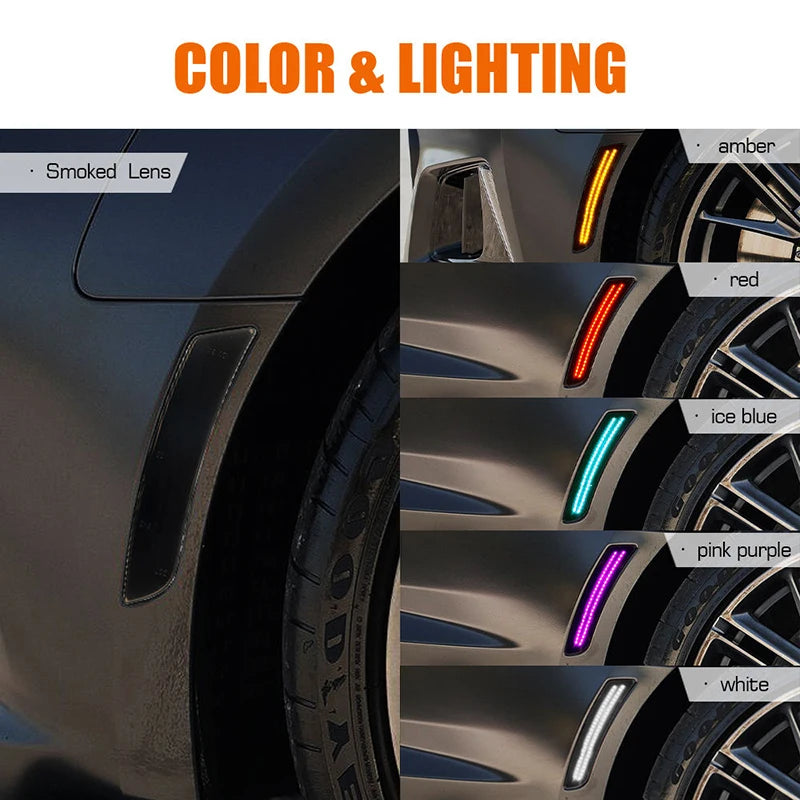 LED Side Marker Lights for 2016-2021 Chevy Camaro & Cadillac - image 11