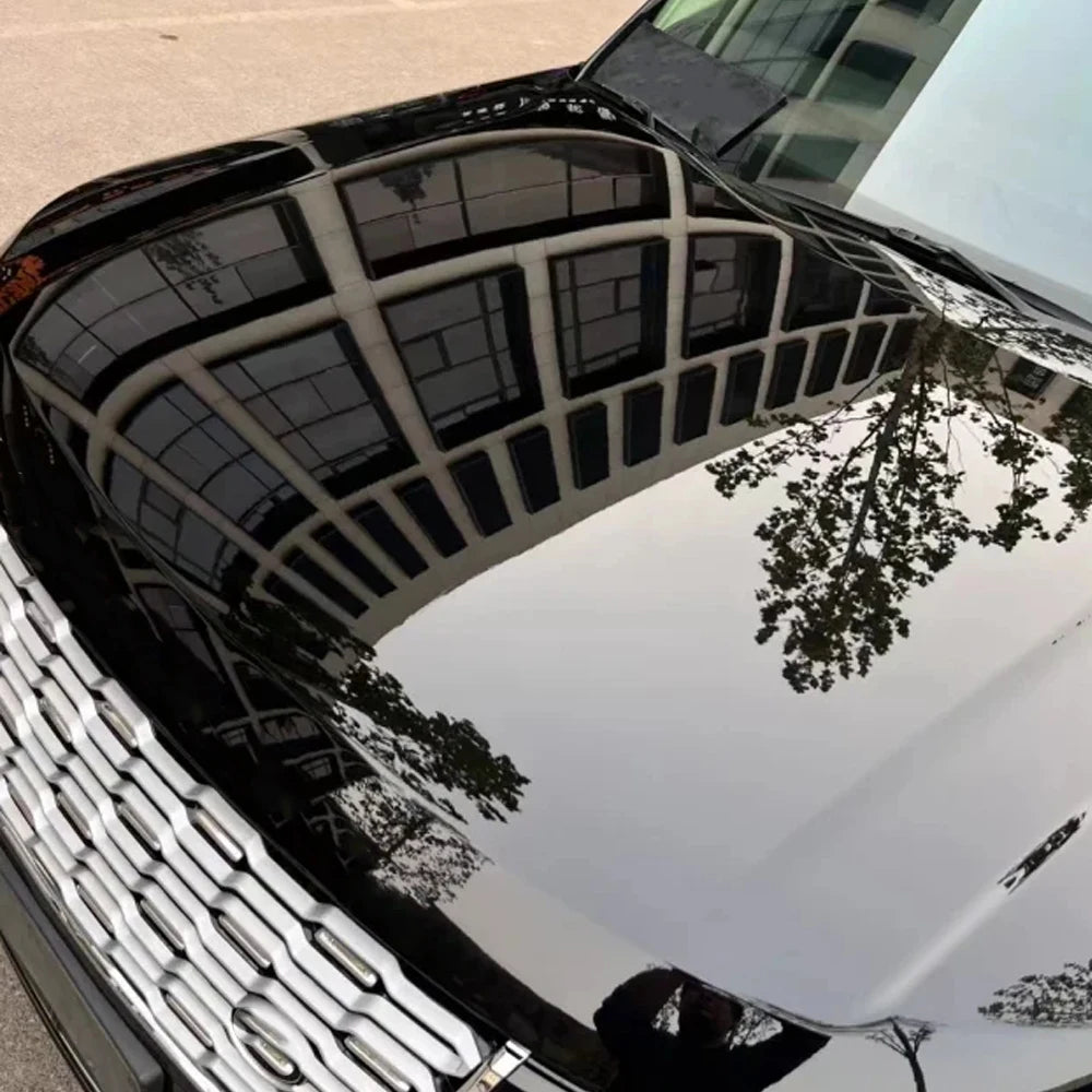 Carbon Fiber Car Body Vinyl Wrap, Matte and Glossy Black Film - view 16