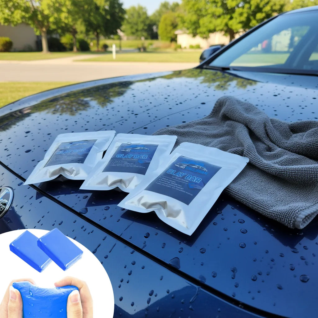 Professional Grade Car Clay Bar - Removes Contaminants, Tar & Fallout for a Smooth as Glass Finish. Auto Detailing Clay
