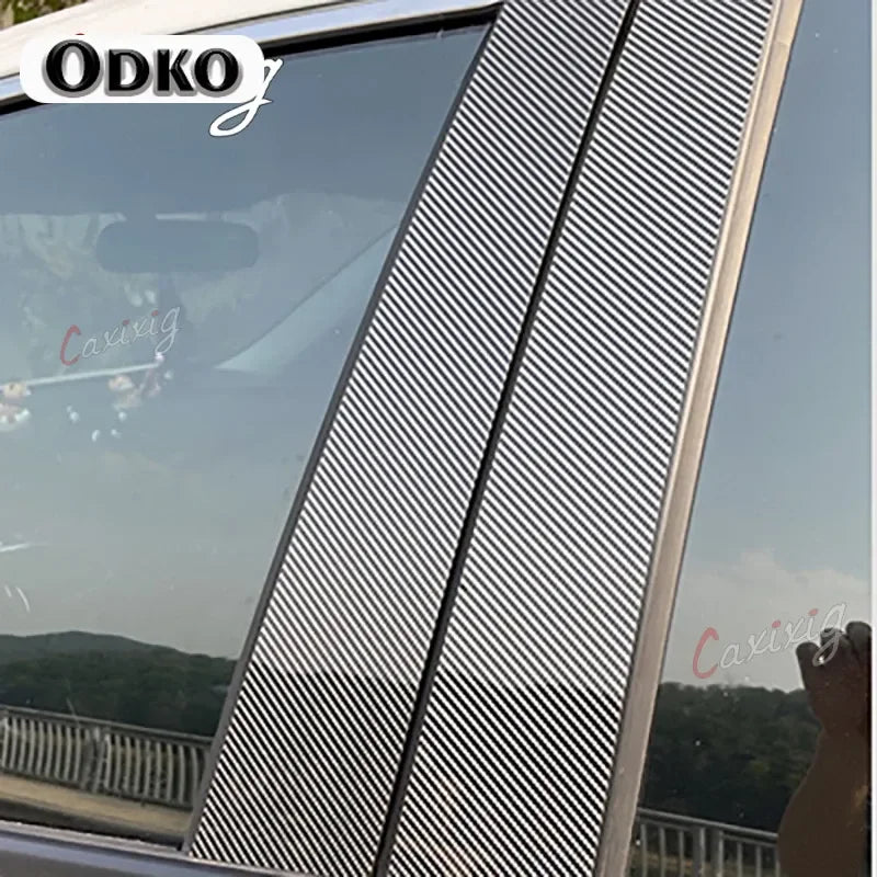 6pc Gloss Window Pillar Post Trim for BMW 1 Series E81 to E88 - view 10