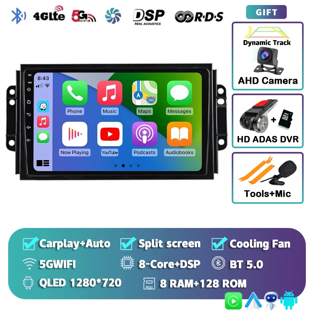 9-Inch Android CarPlay Multimedia Player for Chery Tiggo 2016-2020 - image 8