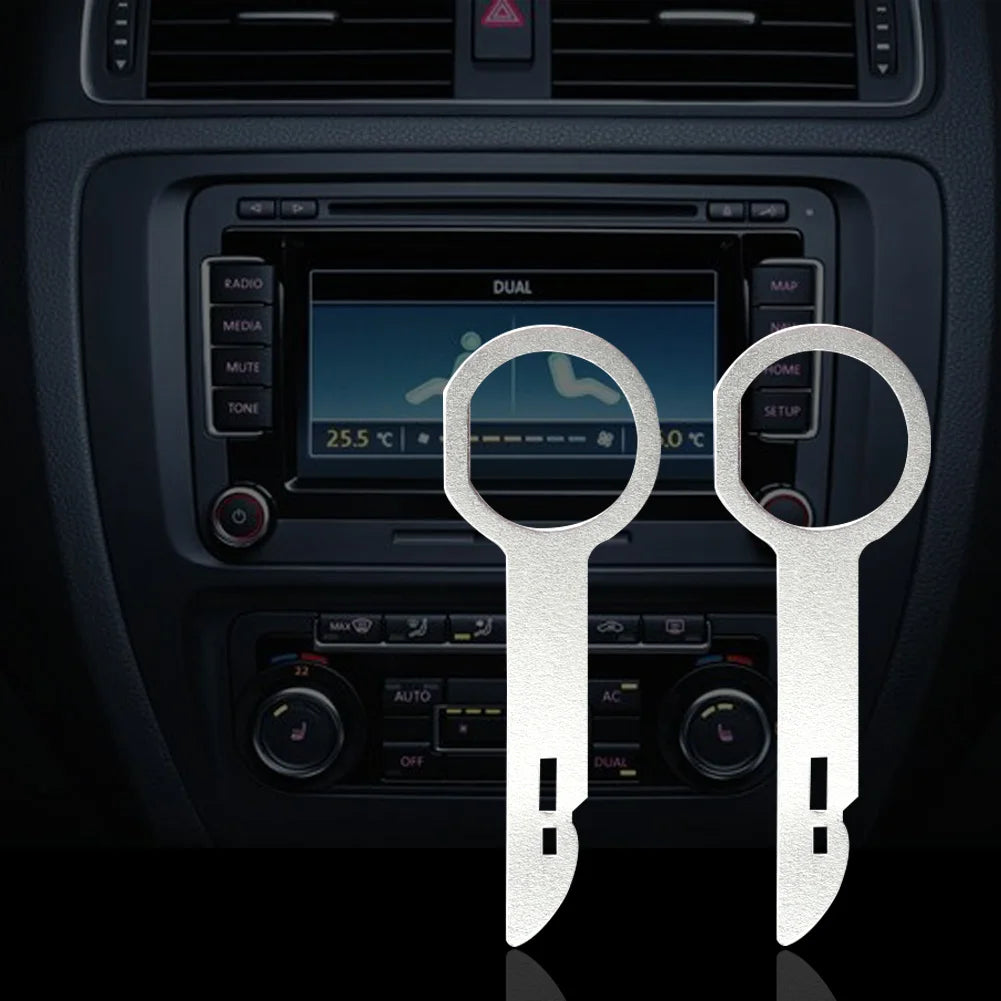 Car Radio Removal Tool Kit for VW Audi Ford - 2 Pieces - image 5