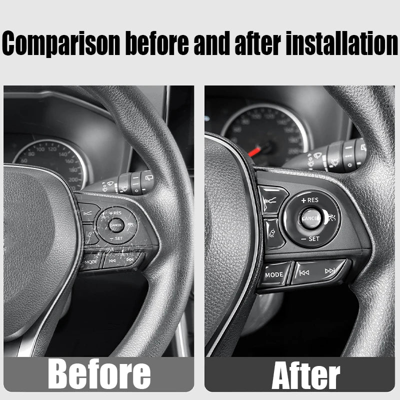Steering Wheel Button Protector Sticker for Toyota Corolla Cross 2020-2025