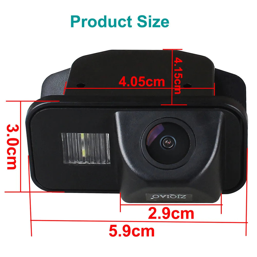 ZIQIAO HD Rear View Camera for Toyota Corolla 2007-2013 - image 4