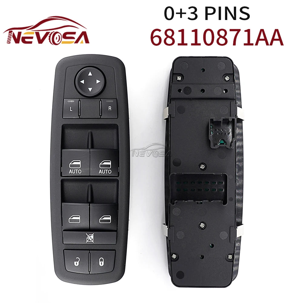 NEVOSA Power Window Switch for Dodge Ram, Durango, Jeep & Chrysler - image 3