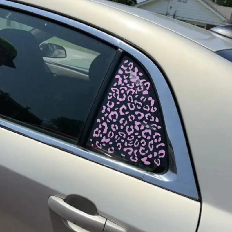 Leopard Print Vinyl Stickers for Car Mirrors, Windows and Motorcycles - view 6