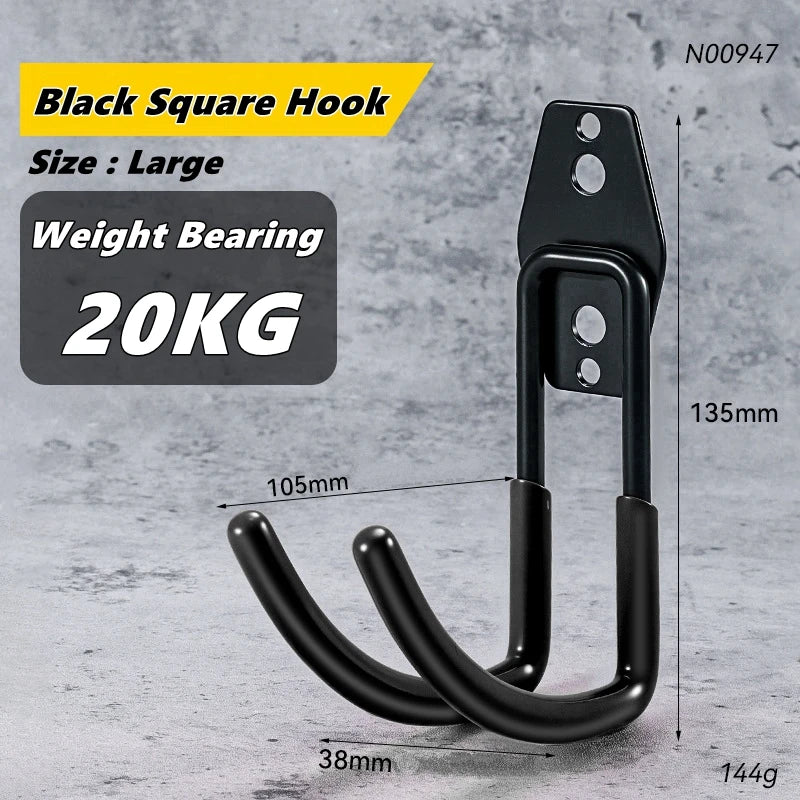 Heavy Duty Wall Mount Garage Utility Hooks for Tool Storage