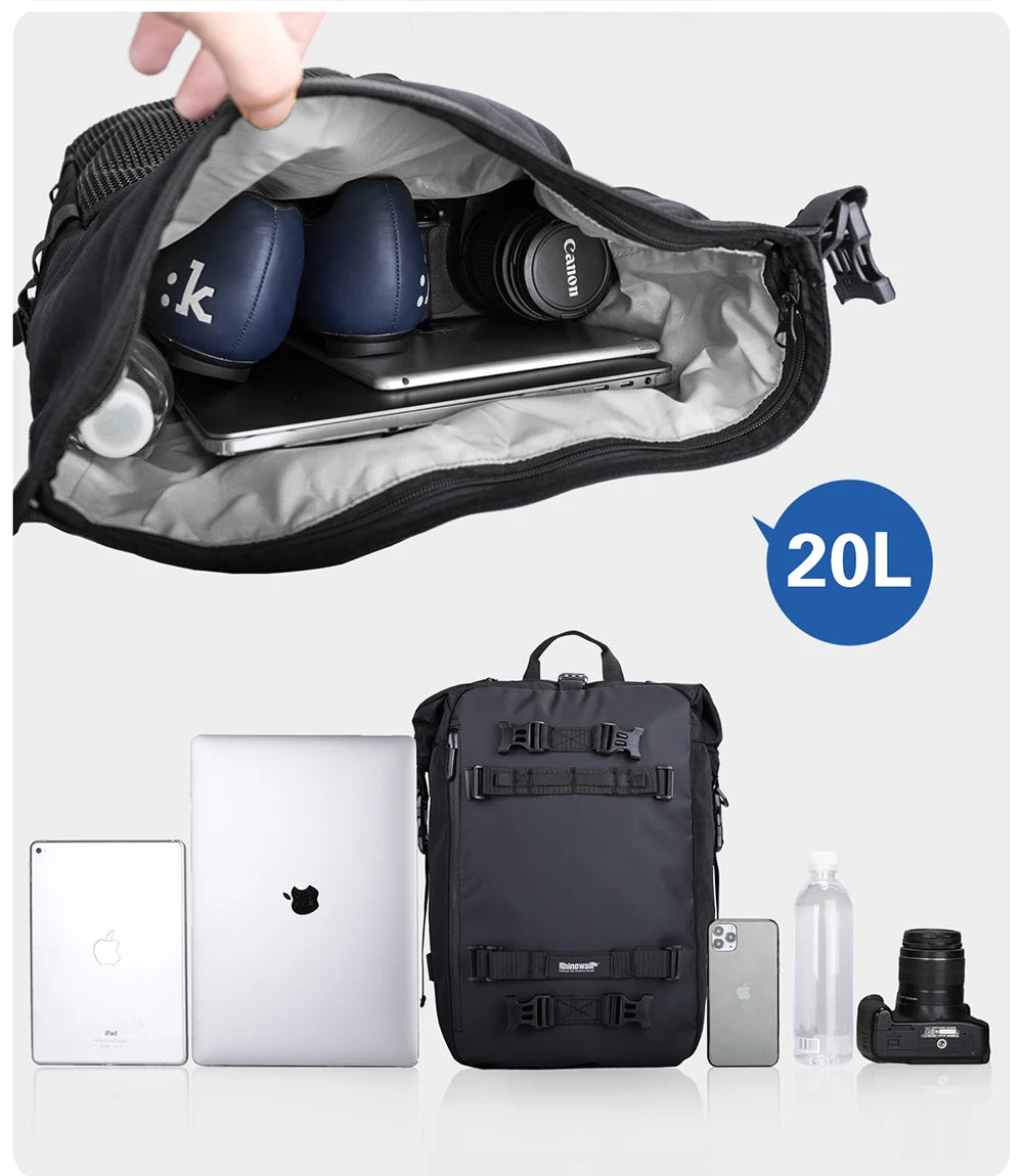 Rhinowalk Waterproof Motorcycle Tail Bag 10-30L - image 19